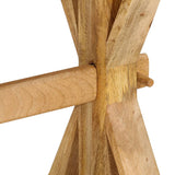 Bench 110x35x45 cm Solid Wood Mango - Close-Up Angle