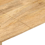 Bench 160x40x45 cm Solid Wood Mango - Close-Up Angle