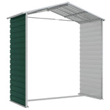 Garden Shed Green 191x130x198 cm Galvanised Steel - Extra Image