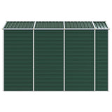 Garden Shed Green 191x300x198 cm Galvanised Steel