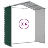 Garden Shed Green 191x555x198 cm Galvanised Steel - Extra Image