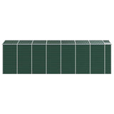Garden Shed Green 191x640x198 cm Galvanised Steel