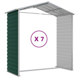 Garden Shed Green 191x640x198 cm Galvanised Steel - Extra Image