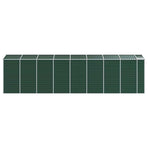 Garden Shed Green 191x725x198 cm Galvanised Steel