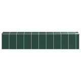 Garden Shed Green 191x895x198 cm Galvanised Steel