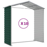 Garden Shed Green 191x895x198 cm Galvanised Steel