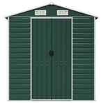 Garden Shed Green 191x980x198 cm Galvanised Steel
