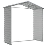 Garden Shed Light Grey 191x130x198 cm Galvanised Steel - Extra Image