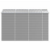 Garden Shed Light Grey 191x300x198 cm Galvanised Steel