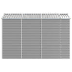 Garden Shed Light Grey 191x300x198 cm Galvanised Steel