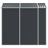 Garden Shed Anthracite 191x215x198 cm Galvanised Steel