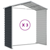 Garden Shed Anthracite 191x300x198 cm Galvanised Steel - Extra Image