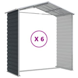 Garden Shed Anthracite 191x555x198 cm Galvanised Steel - Extra Image