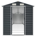 Garden Shed Anthracite 191x980x198 cm Galvanised Steel