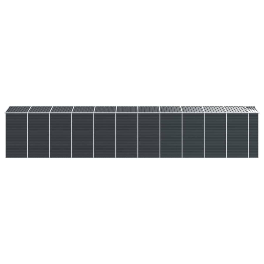 Garden Shed Anthracite 191x980x198 cm Galvanised Steel