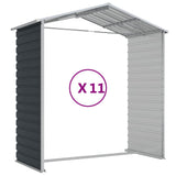 Garden Shed Anthracite 191x980x198 cm Galvanised Steel - Extra Image