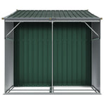 Garden Shed Green 277x192.5x179 cm Galvanised Steel