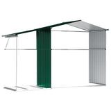 Garden Shed Green 277x192.5x179 cm Galvanised Steel - Extra Image