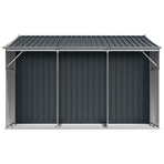Garden Shed Anthracite 277x279x179 cm Galvanised Steel