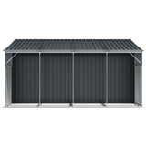 Garden Shed Anthracite 277x365.5x179 cm Galvanised Steel