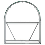 Log Holder Green 120x45x140 cm Galvanised Steel