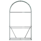 Log Holder Green 120x45x210 cm Galvanised Steel