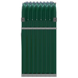 Log Holder Green 120x45x100 cm Galvanised Steel