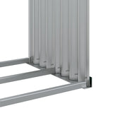 Log Holder Green 120x45x100 cm Galvanised Steel - Low Angle