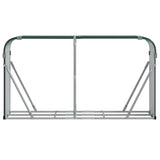 Log Holder Green 180x45x100 cm Galvanised Steel - Top-Down View