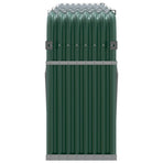 Log Holder Green 234x45x100 cm Galvanised Steel