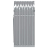 Log Holder Light Grey 40x45x100 cm Galvanised Steel - 45-Degree Angle