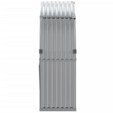 Log Holder Light Grey 120x45x140 cm Galvanised Steel - 45-Degree Angle