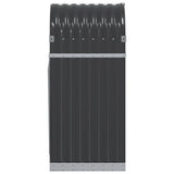 Log Holder Anthracite 40x45x100 cm Galvanised Steel - 45-Degree Angle