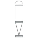Log Holder Anthracite 40x45x170 cm Galvanised Steel