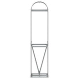 Log Holder Anthracite 40x45x170 cm Galvanised Steel - Top-Down View