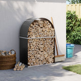 Log Holder Anthracite 80x45x120 cm Galvanised Steel