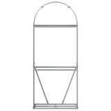 Log Holder Anthracite 80x45x190 cm Galvanised Steel