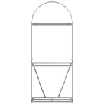 Log Holder Anthracite 80x45x190 cm Galvanised Steel