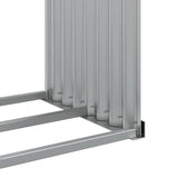 Log Holder Anthracite 120x45x140 cm Galvanised Steel - Low Angle