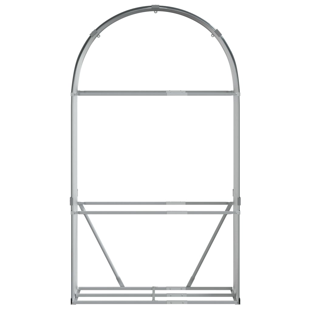 Log Holder Anthracite 120x45x210 cm Galvanised Steel