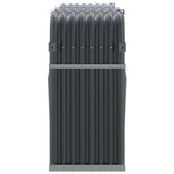 Log Holder Anthracite 180x45x100 cm Galvanised Steel