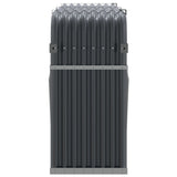 Log Holder Anthracite 180x45x100 cm Galvanised Steel - 45-Degree Angle