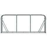 Log Holder Anthracite 234x45x100 cm Galvanised Steel - Top-Down View