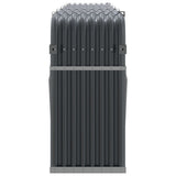 Log Holder Anthracite 300x45x100 cm Galvanised Steel