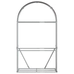 Log Holder Brown 120x45x210 cm Galvanised Steel