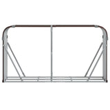 Log Holder Brown 180x45x100 cm Galvanised Steel - Top-Down View