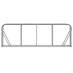 Log Holder Brown 300x45x100 cm Galvanised Steel