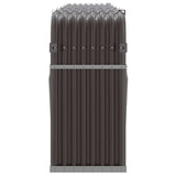 Log Holder Brown 300x45x100 cm Galvanised Steel