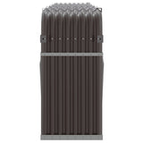 Log Holder Brown 300x45x100 cm Galvanised Steel - 45-Degree Angle