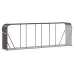 Log Holder Brown 300x45x100 cm Galvanised Steel